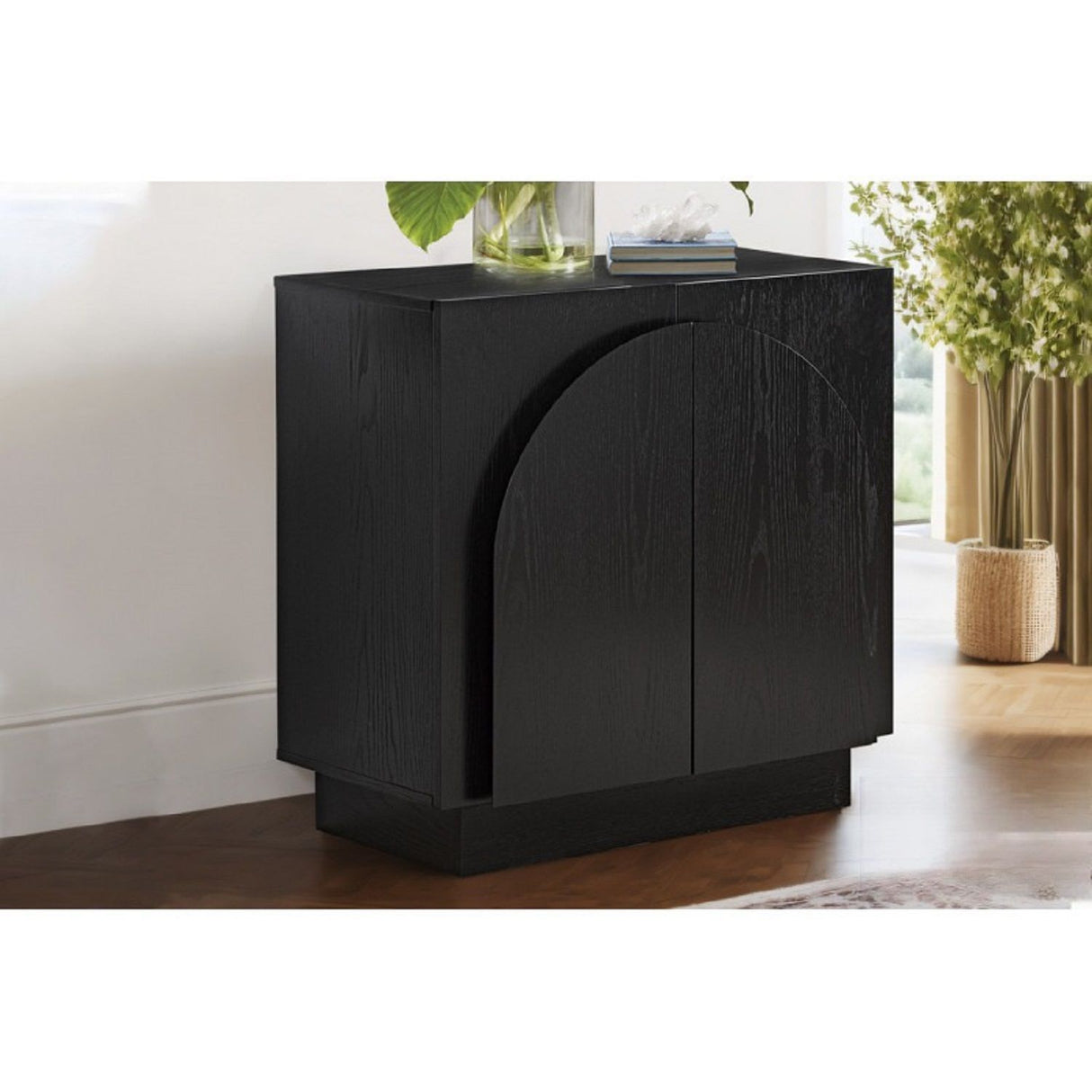 Modern Sideboard Buffet With Arched Cabinet Doors
