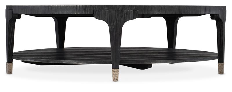 Chapman Shou Sugi Ban Round Cocktail Table - 6033-80111-99