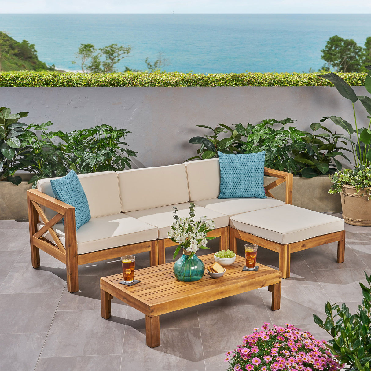 Alcove - L Shape Sofa Set