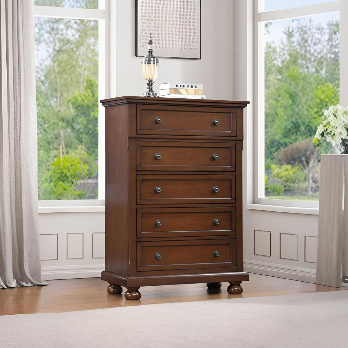 Meade - Chest - Dark Cherry