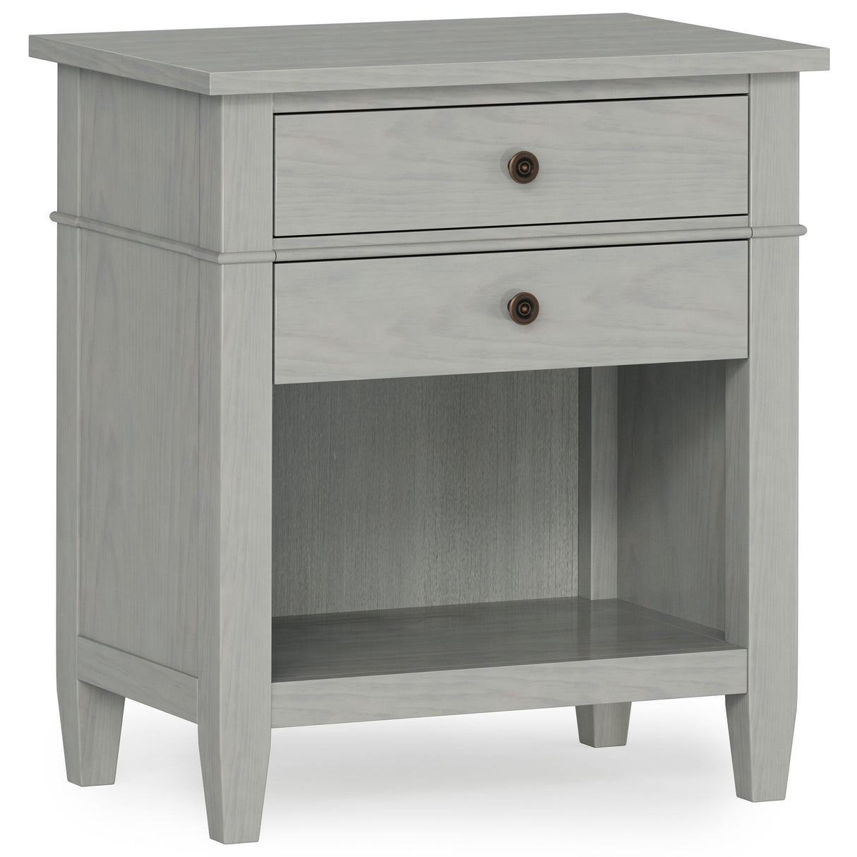 Carlton - Bedside Table - Gray
