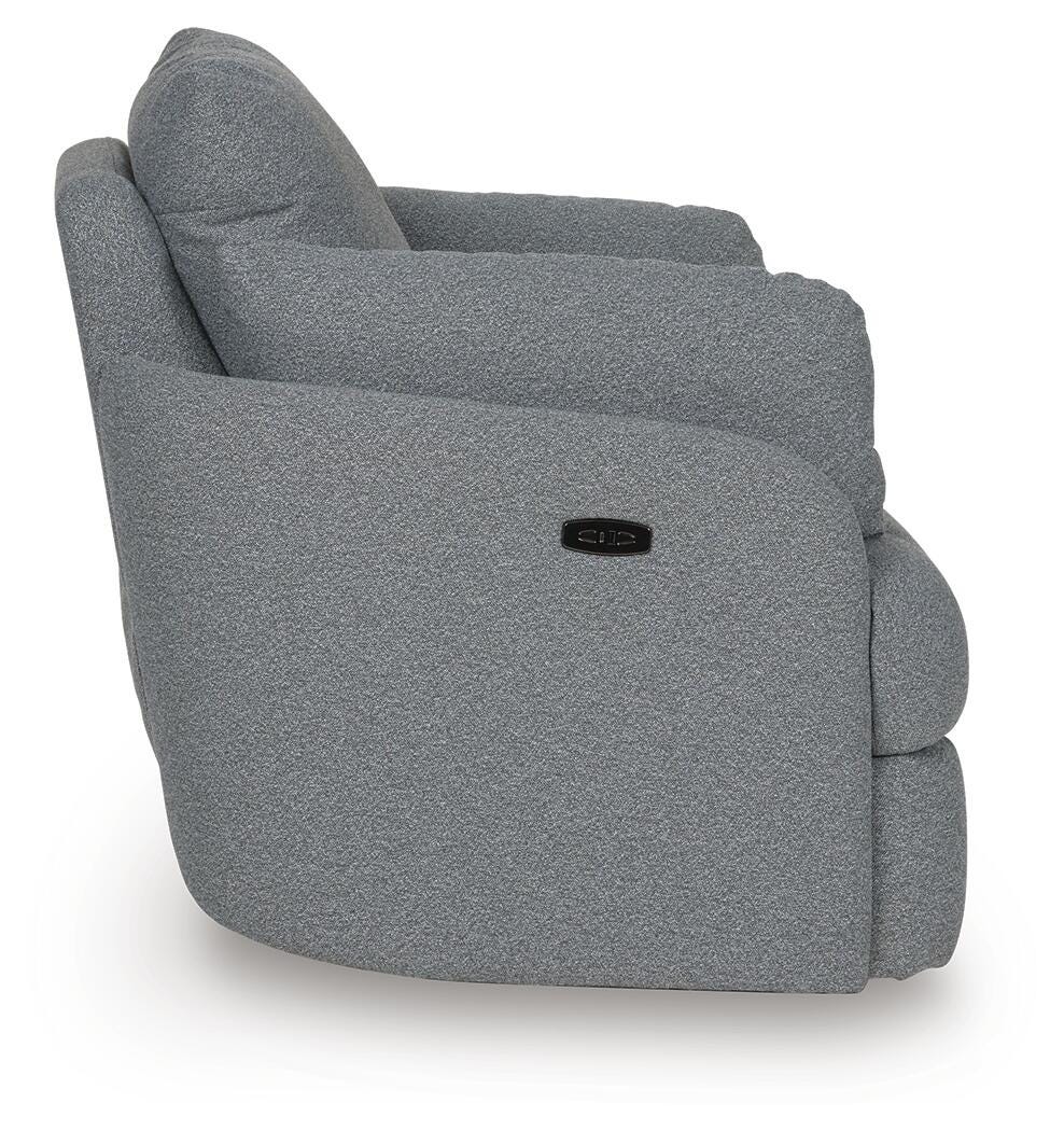 Alainmont Next-Gen Nuvella Swivel Power Recliner - A3000738