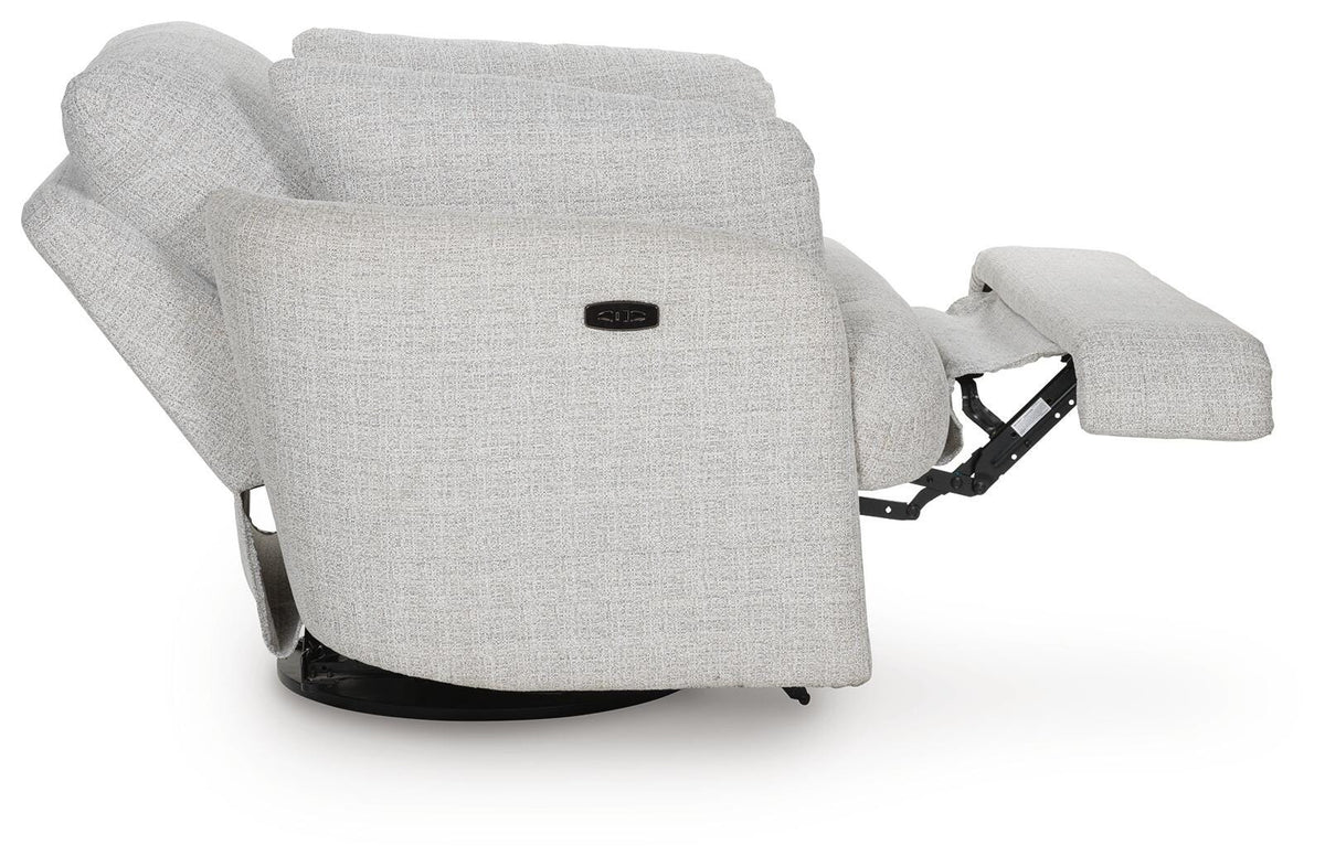 Alainmont Next-Gen Nuvella Swivel Power Recliner - A3000739