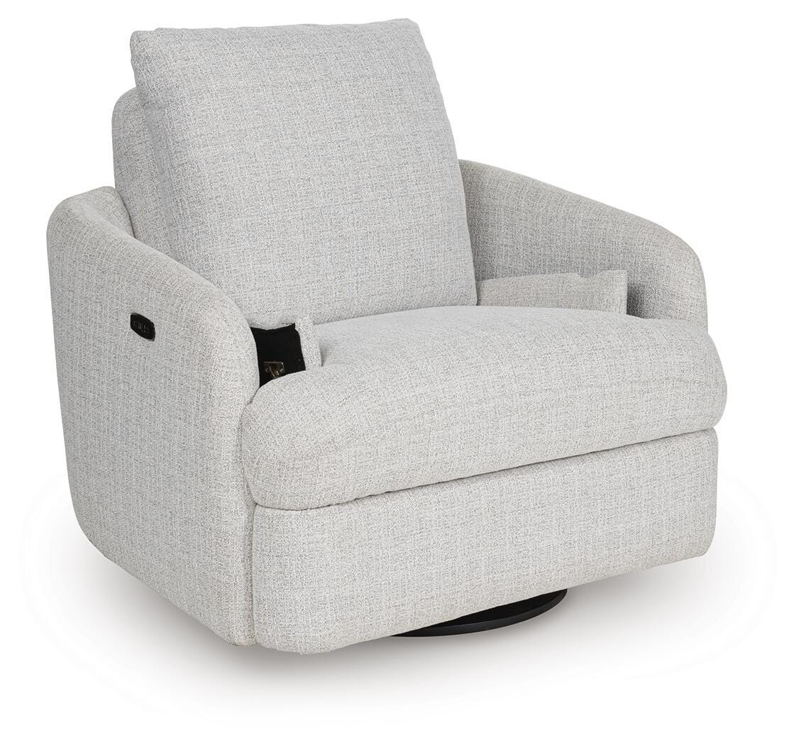 Alainmont Next-Gen Nuvella Swivel Power Recliner - A3000739