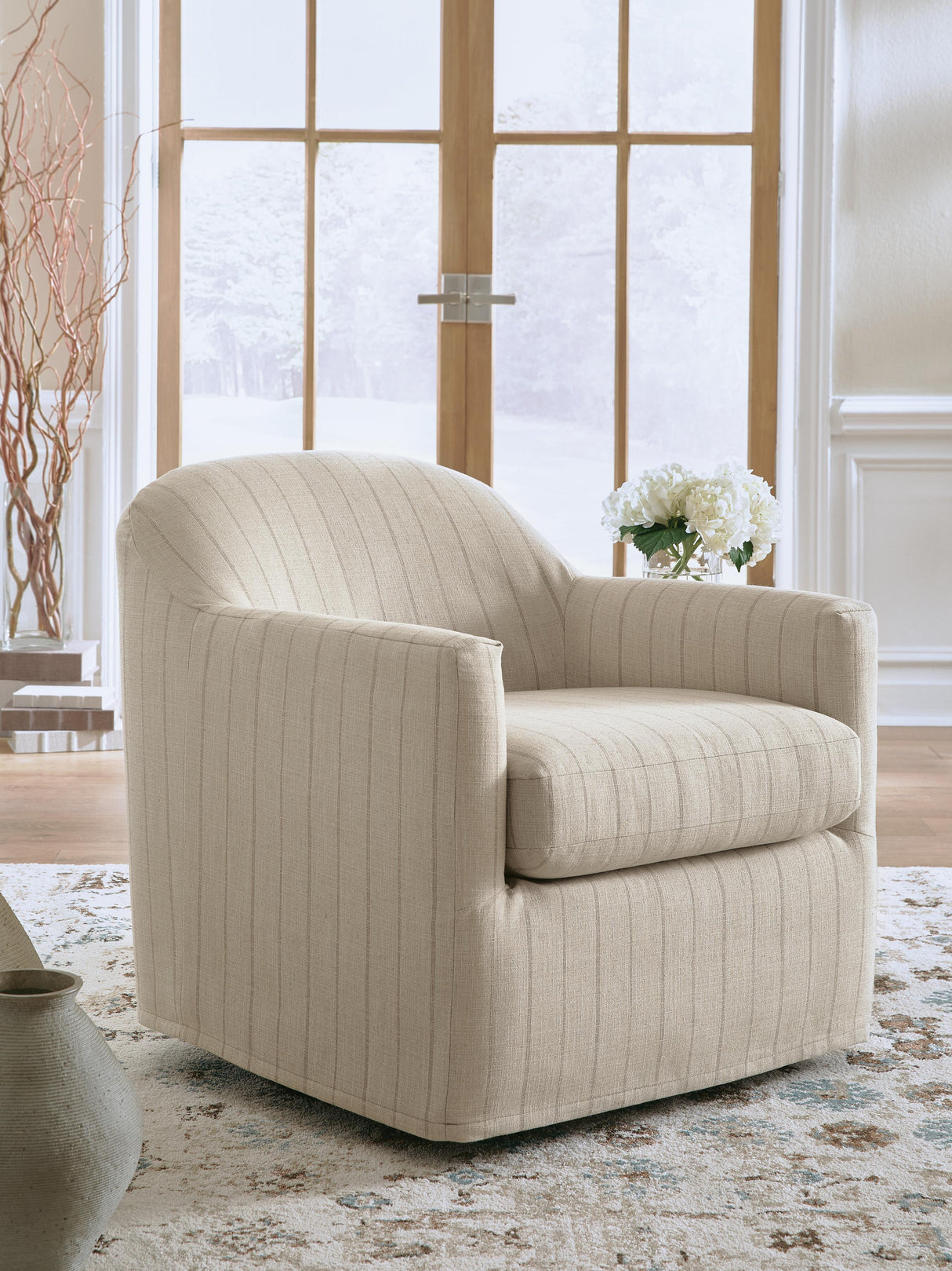 VALWICK SWIVEL ACCENT CHAIR A3000817 - A3000817