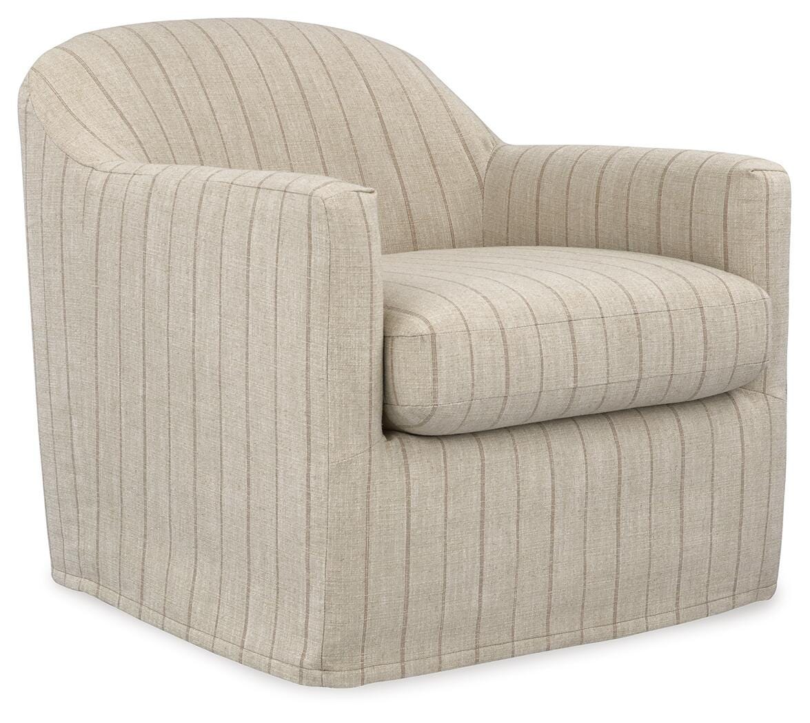 VALWICK SWIVEL ACCENT CHAIR A3000817 - A3000817