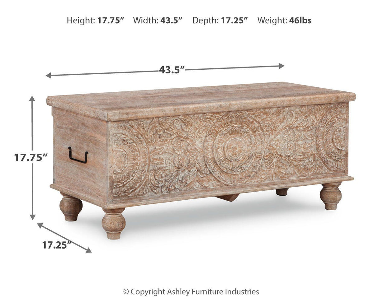 Fossil Ridge Storage Bench - A4000039