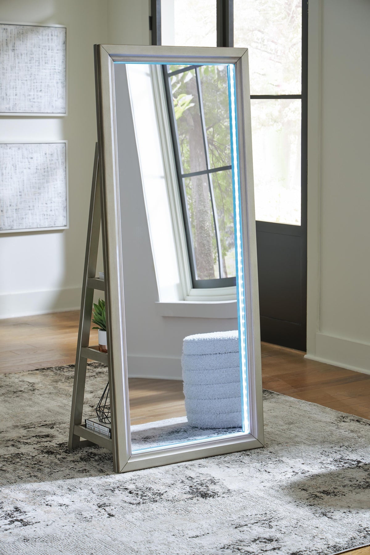 Evesen Floor Standing Mirror/Storage - A8010380