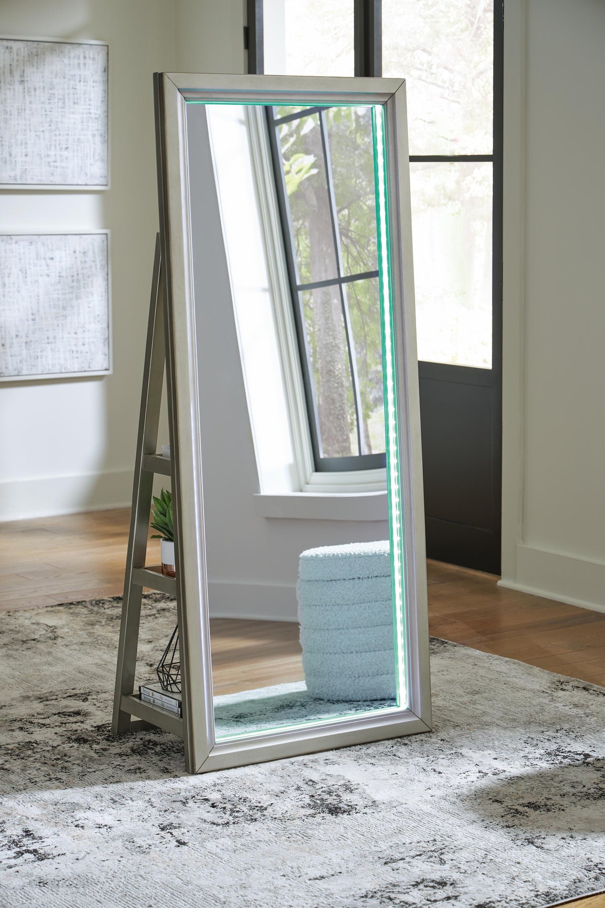 Evesen Floor Standing Mirror/Storage - A8010380