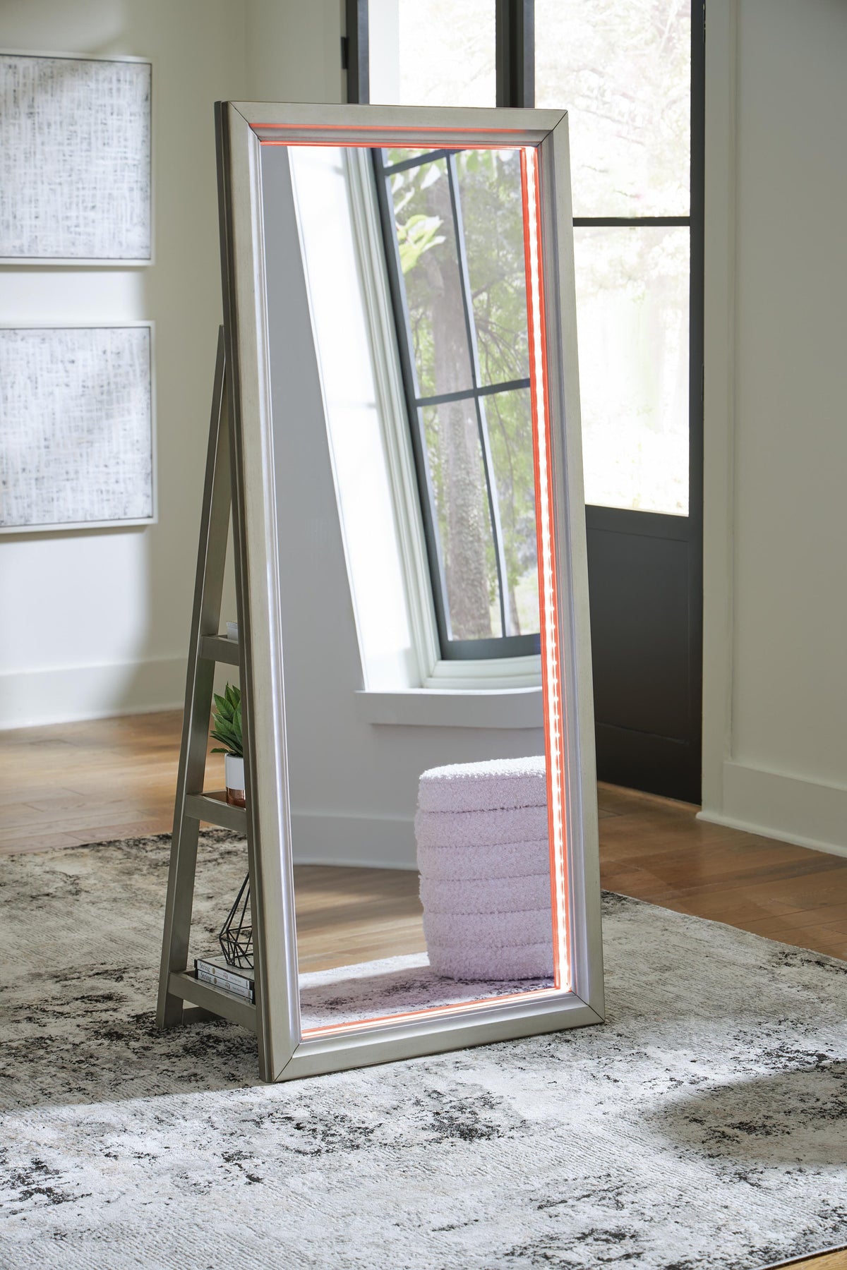Evesen Floor Standing Mirror/Storage - A8010380