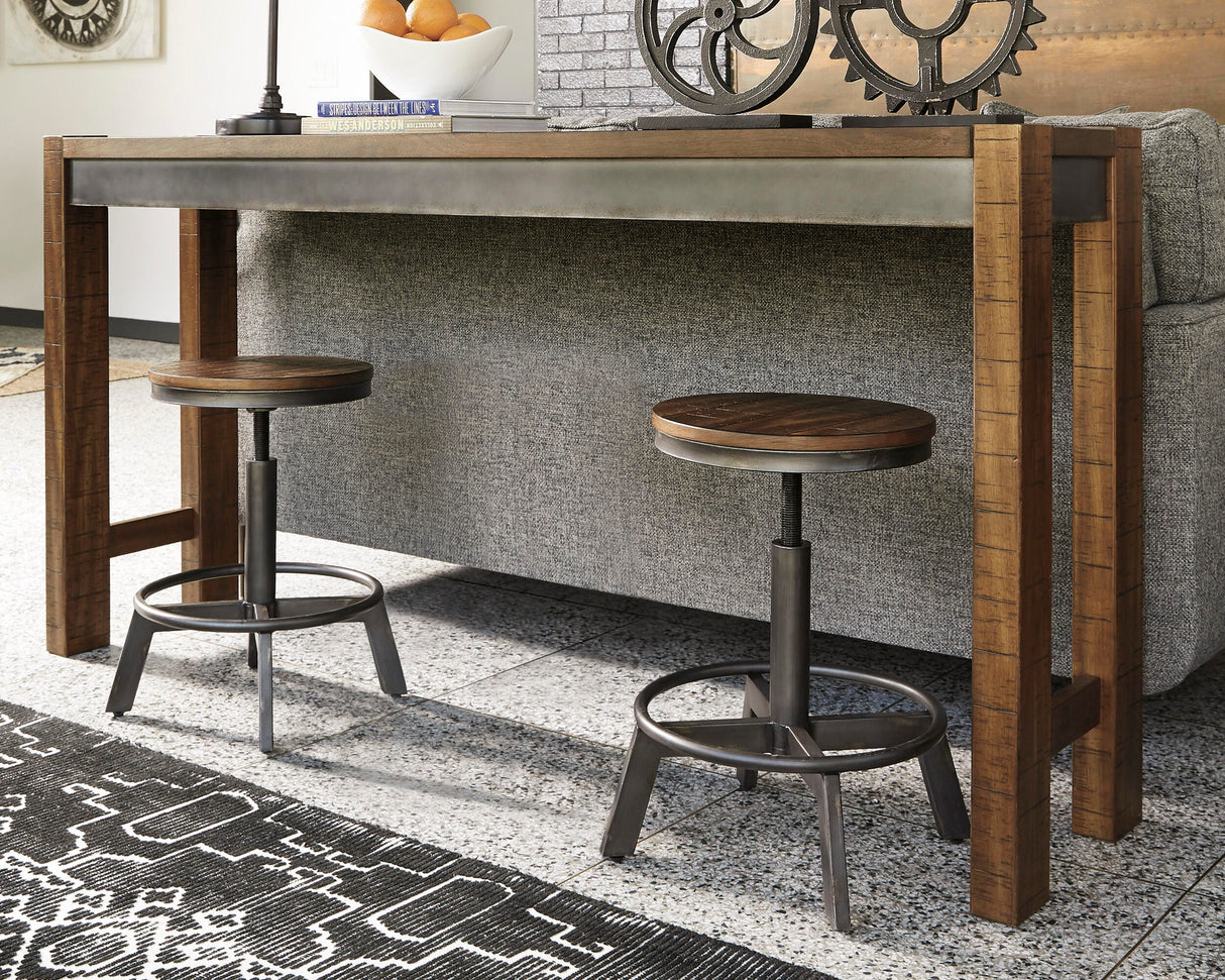 Torjin Counter Height Dining Table and 2 Barstools - D440D1