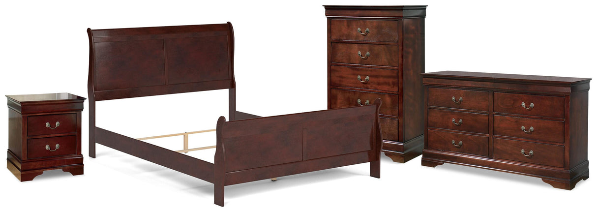 Alisdair Queen Sleigh Bed, Dresser, Mirror, 2 Chests and 2 Nightstands - B376B29
