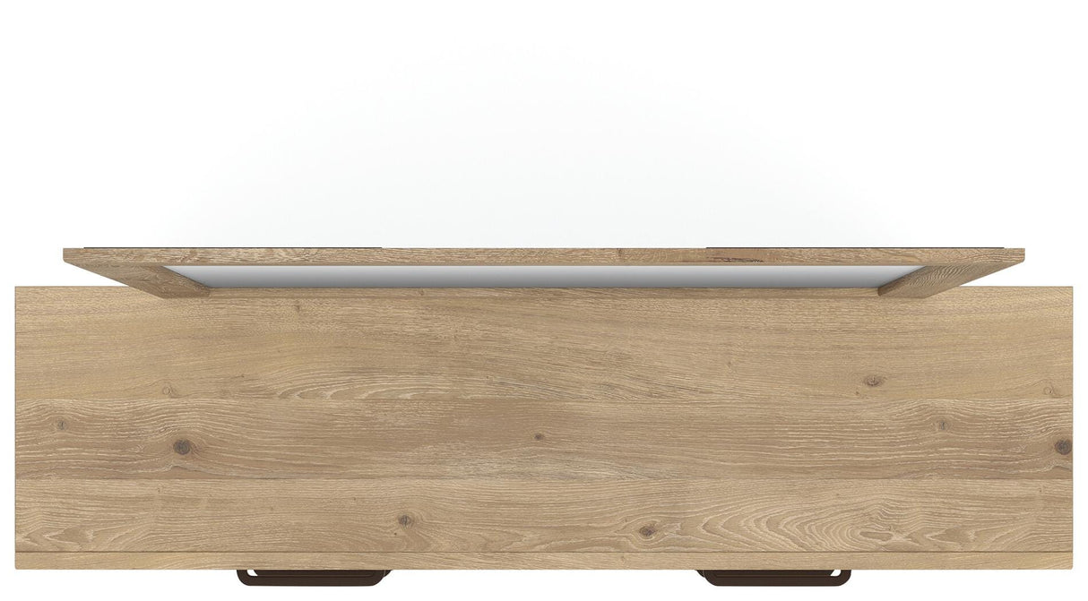 Brozmont Full Panel Platform Bed, Dresser and Mirror - B1045B11