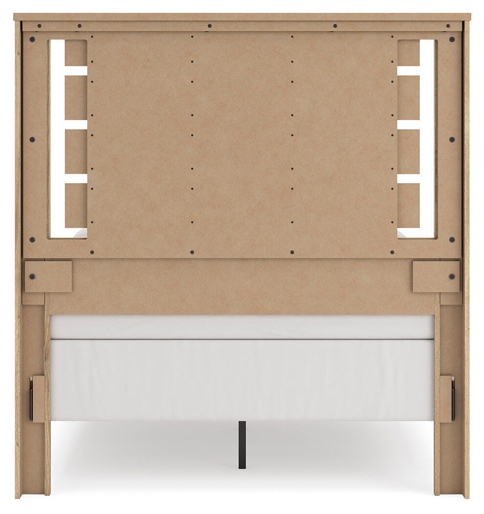 Brozmont Full Panel Bed, Dresser and Mirror - B1045B9