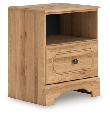 Aleaport King Panel Bed, Dresser, Mirror and Nightstand - PCB1075B10