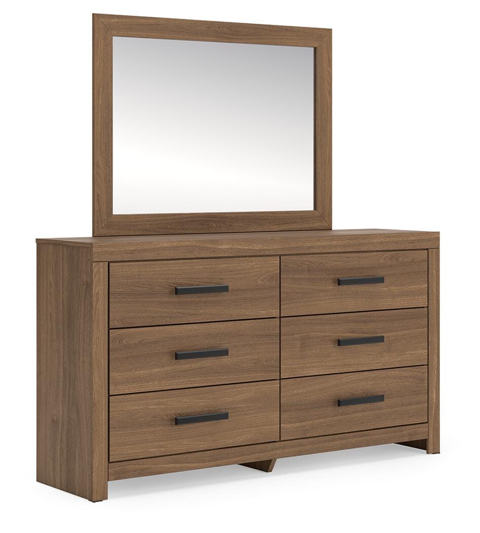 Broachmyn Queen Panel Bed, Dresser, Mirror and Nightstand - PCB1116B12