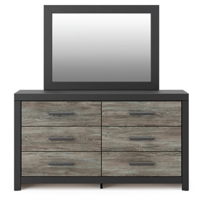 Broachmyn Queen Panel Bed, Dresser and Mirror - PCB1118B5
