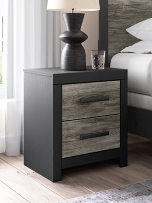 Broachmyn Queen Bookcase Panel Bed, Dresser, Mirror and Nightstand - PCB1118B21