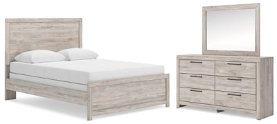 Broachmyn Queen Panel Bed, Dresser and Mirror - PCB1120B3