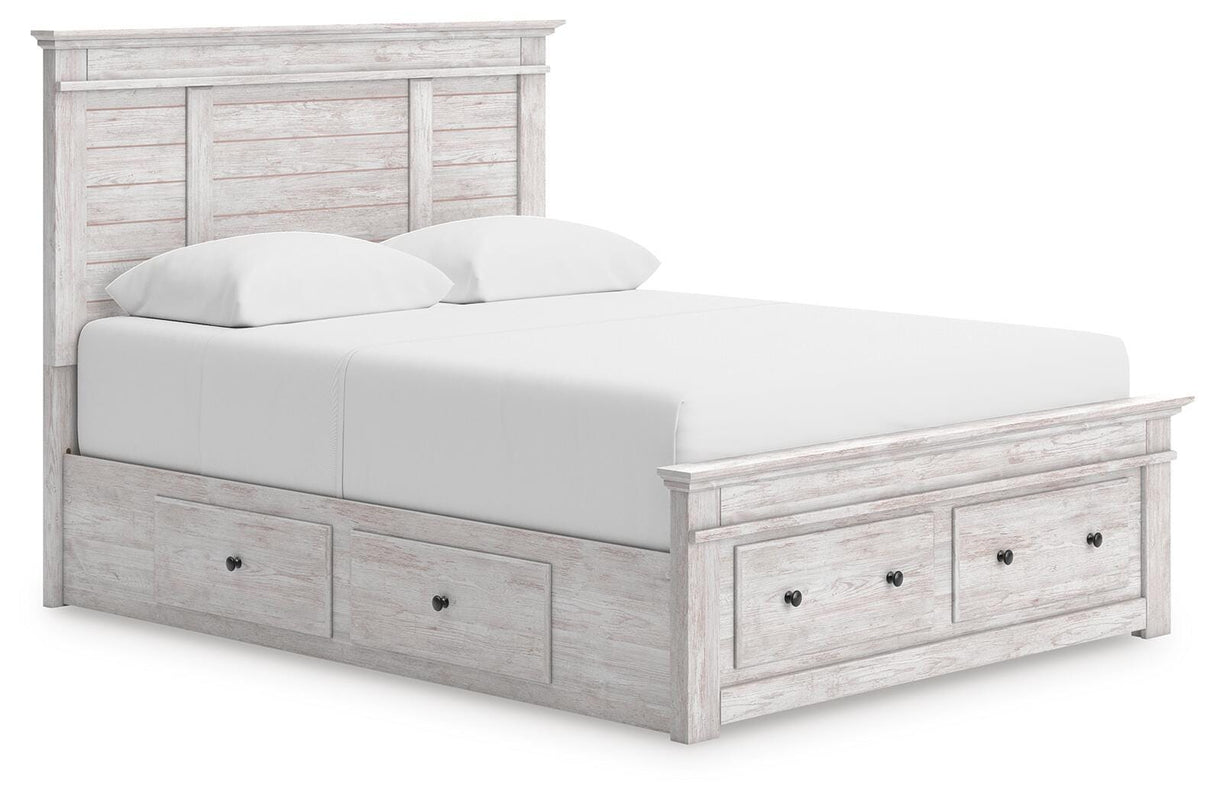 Makidern Queen Panel Storage Bed - PCB1171B9