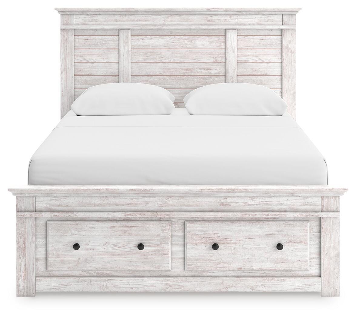 Makidern Queen Panel Storage Bed - PCB1171B9