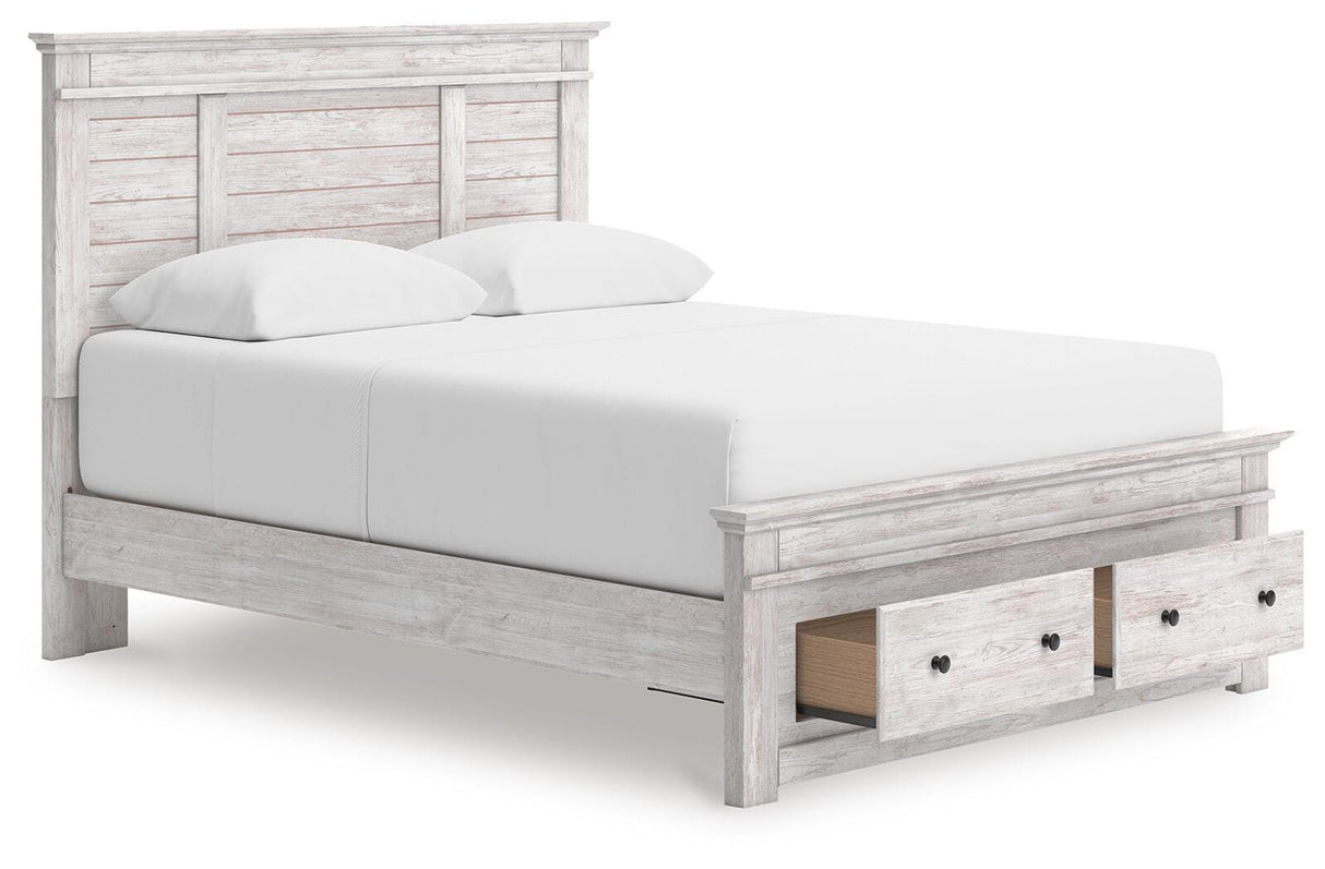 Makidern Queen Panel Storage Bed - PCB1171B4