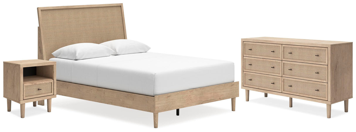 Cielden Queen Panel Bed, Dresser and Nightstand - B1199B12