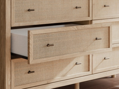 Cielden Queen Panel Bed, Dresser and Nightstand - B1199B12