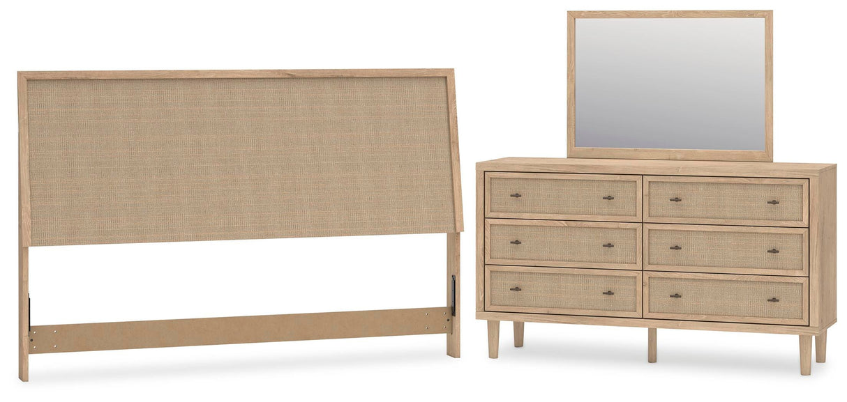 Cielden King Panel Headboard, Dresser and Mirror - B1199B9