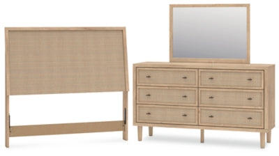 Cielden Full Panel Bed, Dresser and Mirror - B1199B10
