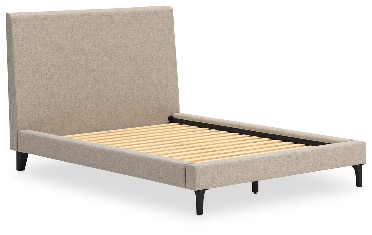 Cielden Full Upholstered Bed with Roll Slats - B1199-72
