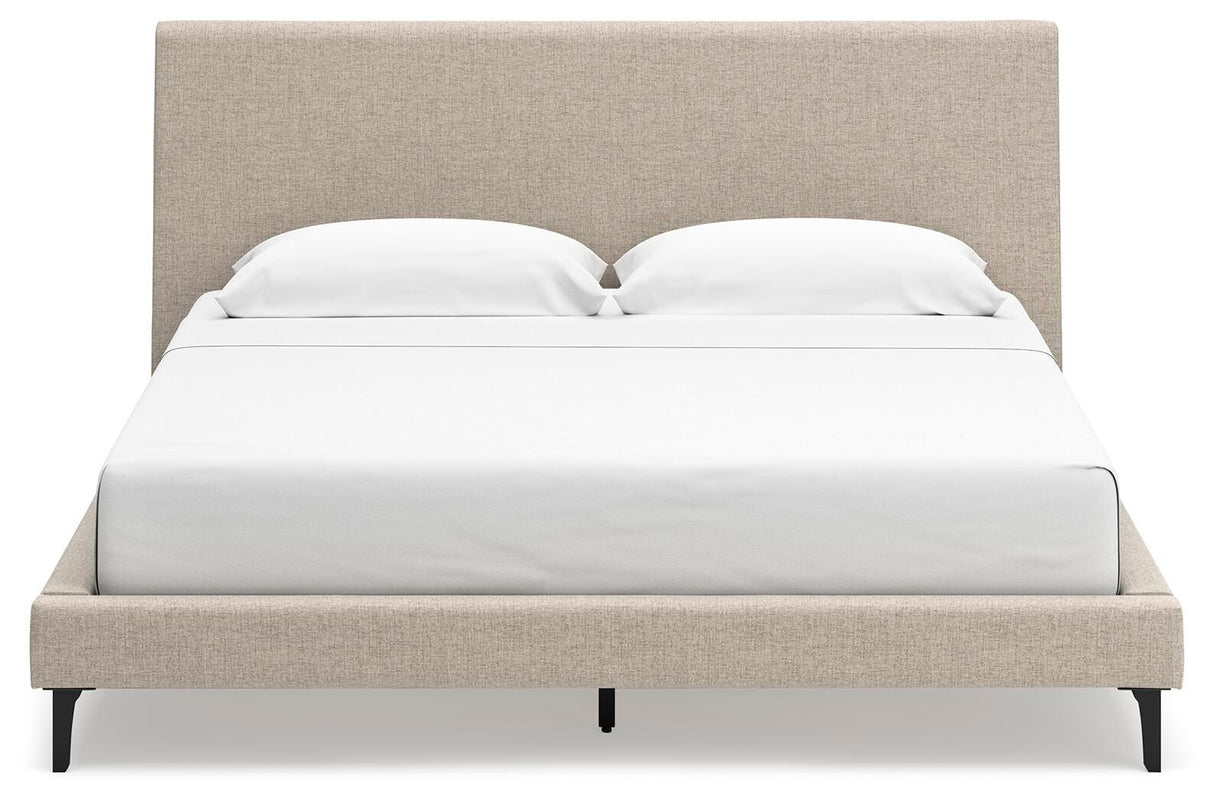 Cielden King Upholstered Bed with Roll Slats - B1199-82