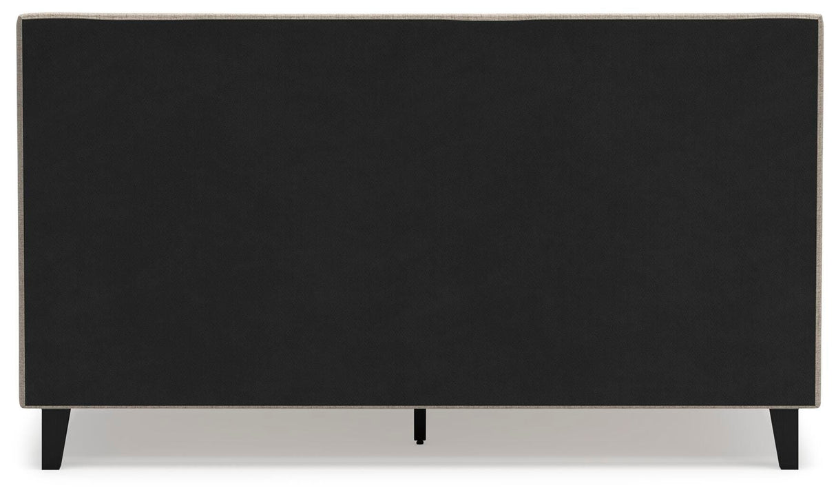 Cielden California King Upholstered Bed with Roll Slats - B1199-94