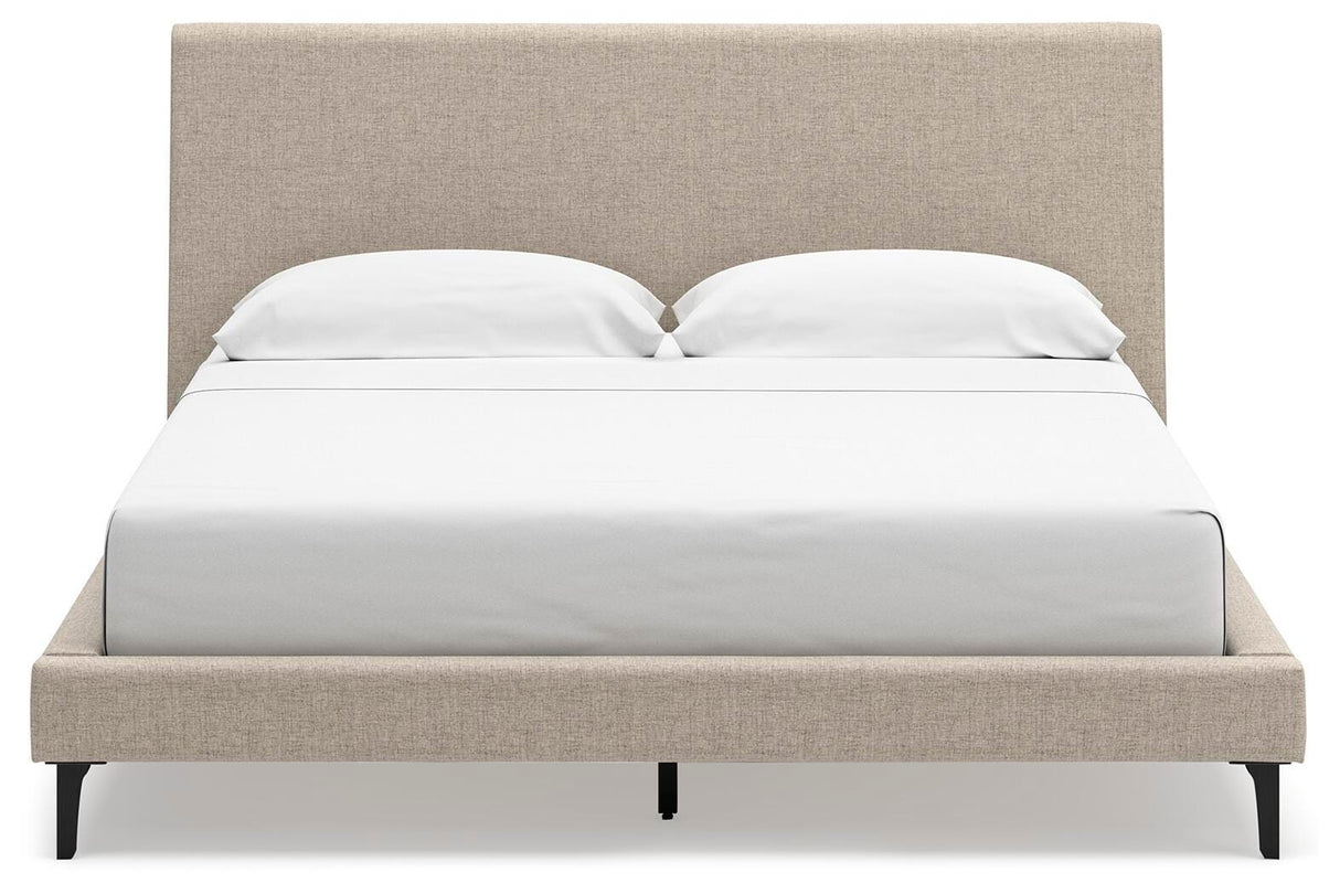 Cielden California King Upholstered Bed with Roll Slats - B1199-94