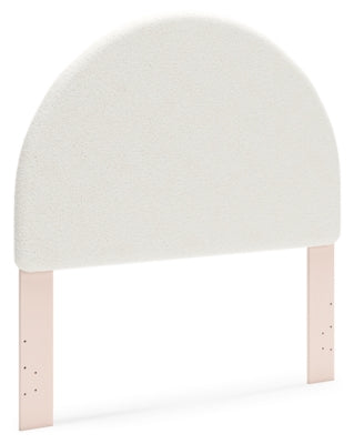 Wistenpine Full Upholstered Panel Headboard, Dresser and Mirror - B1323B11