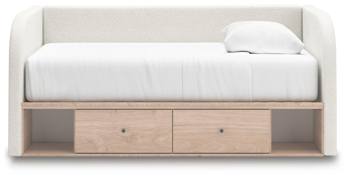 Arloster Twin Upholstered Day Bed with Storage - PCB1566B9
