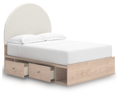 Arloster Full Upholstered Panel Bed with Storage - PCB1566B5