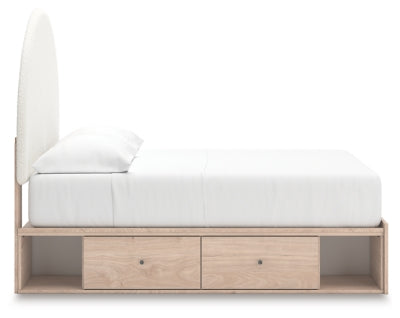 Arloster Full Upholstered Panel Bed with Storage - PCB1566B5