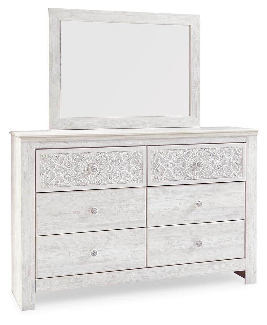 Paxberry Dresser and Mirror - B181B8
