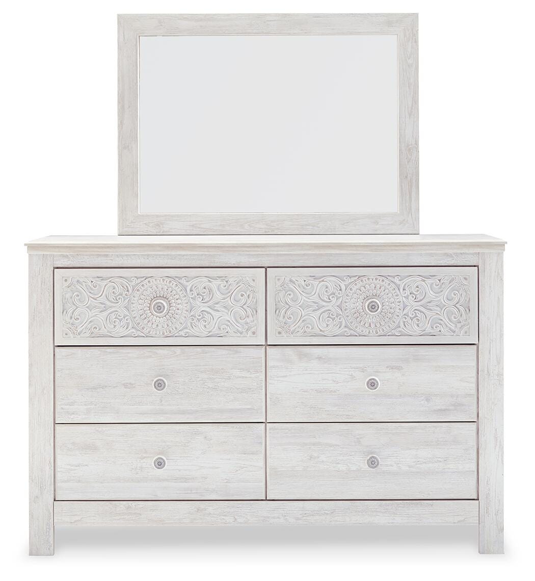 Paxberry Dresser and Mirror - B181B8