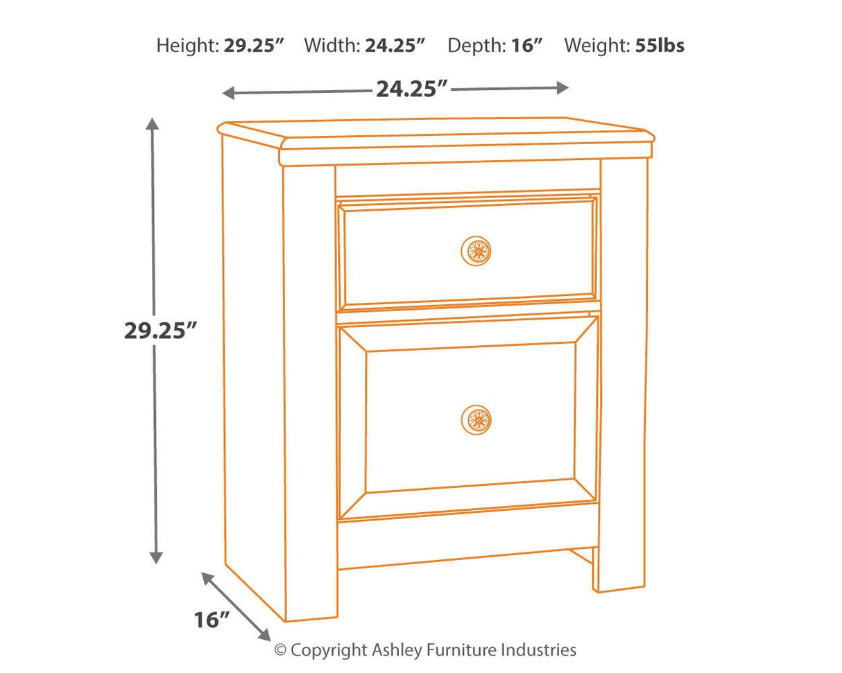 Paxberry Queen Panel Bed, Dresser, 2 Chests and 2 Nightstands - B181B31