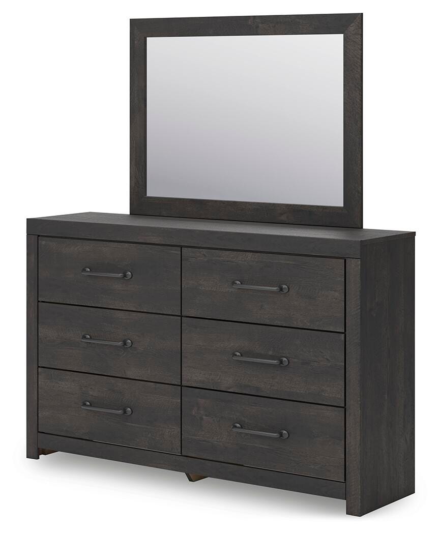 Hollivern Twin Panel Storage Bed, Dresser, Mirror and Chest - PCB2108B26