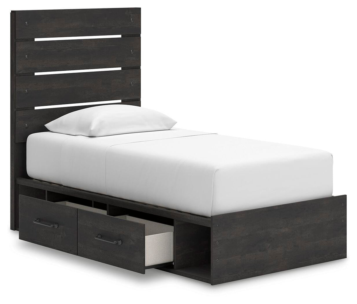 Hollivern Twin Panel Storage Bed, Dresser, Mirror and Chest - PCB2108B26