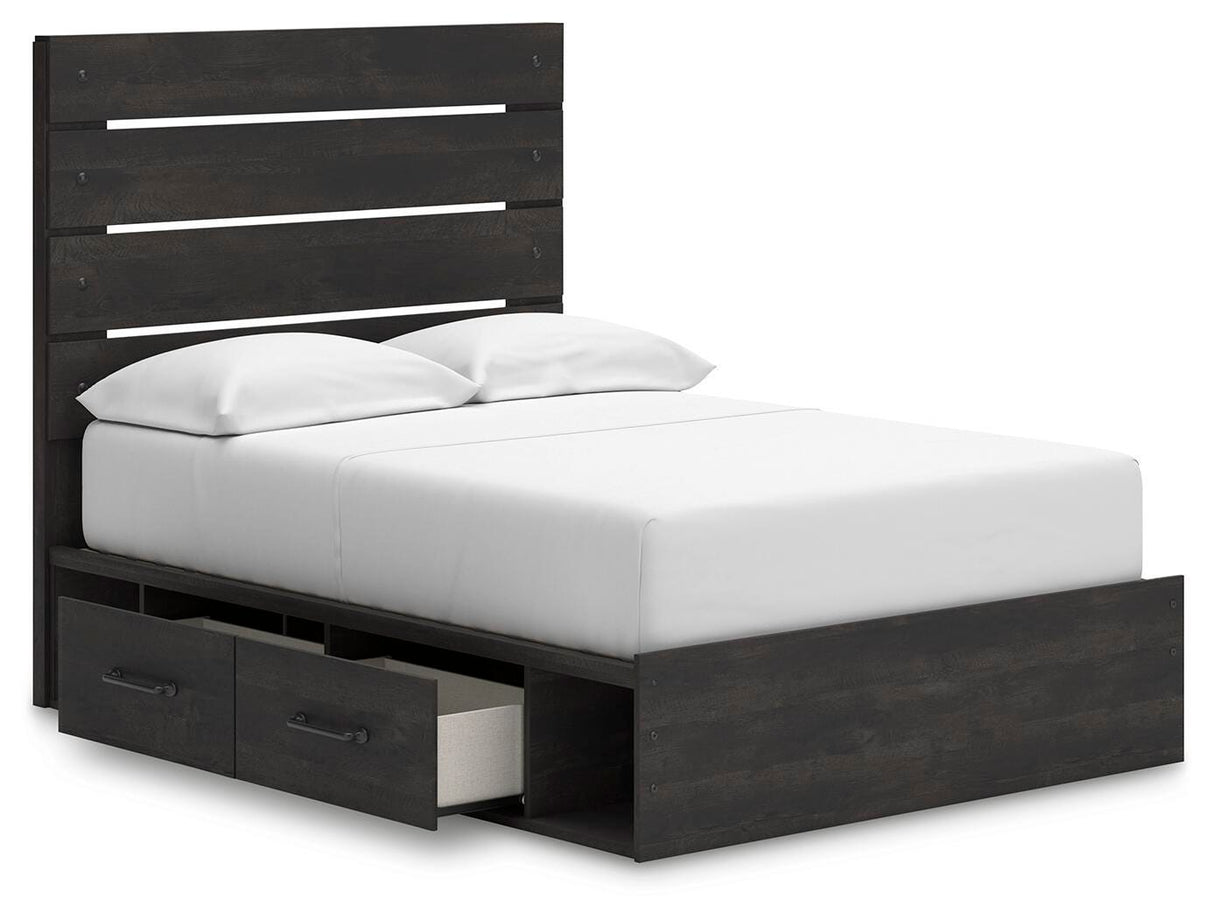 Hollivern Full Panel Bed with Storage - PCB2108B16
