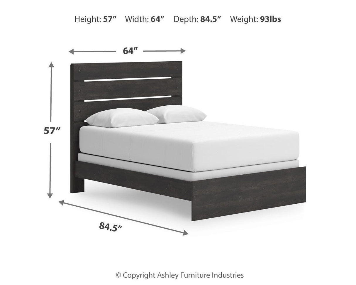 Hollivern Queen Panel Bed, Dresser and Mirror - PCB2108B3