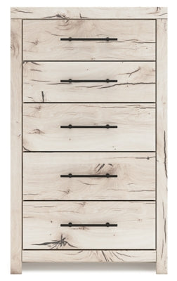 Lawroy King Panel Bed, Dresser, Mirror, Chest and Nightstand - B2310B48