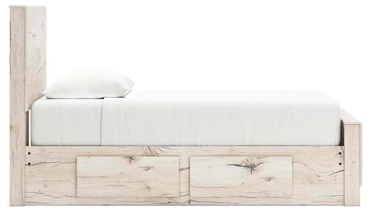 Lawroy Twin Panel Bed with Storage - B2310B23
