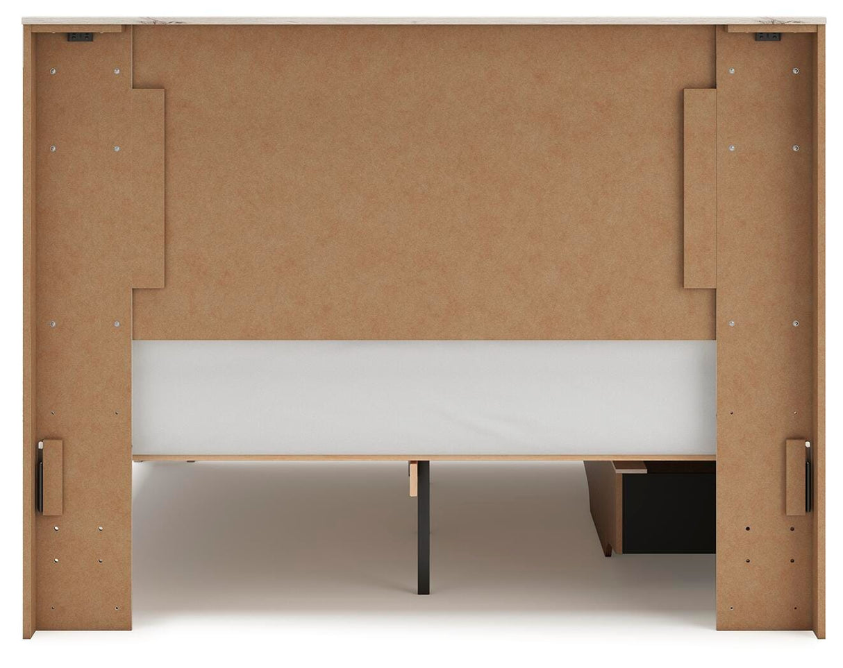 Lawroy Queen Panel Bed with Storage - B2310B6