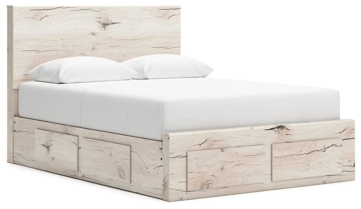 Lawroy Queen Panel Storage Bed, Dresser and Mirror - B2310B30