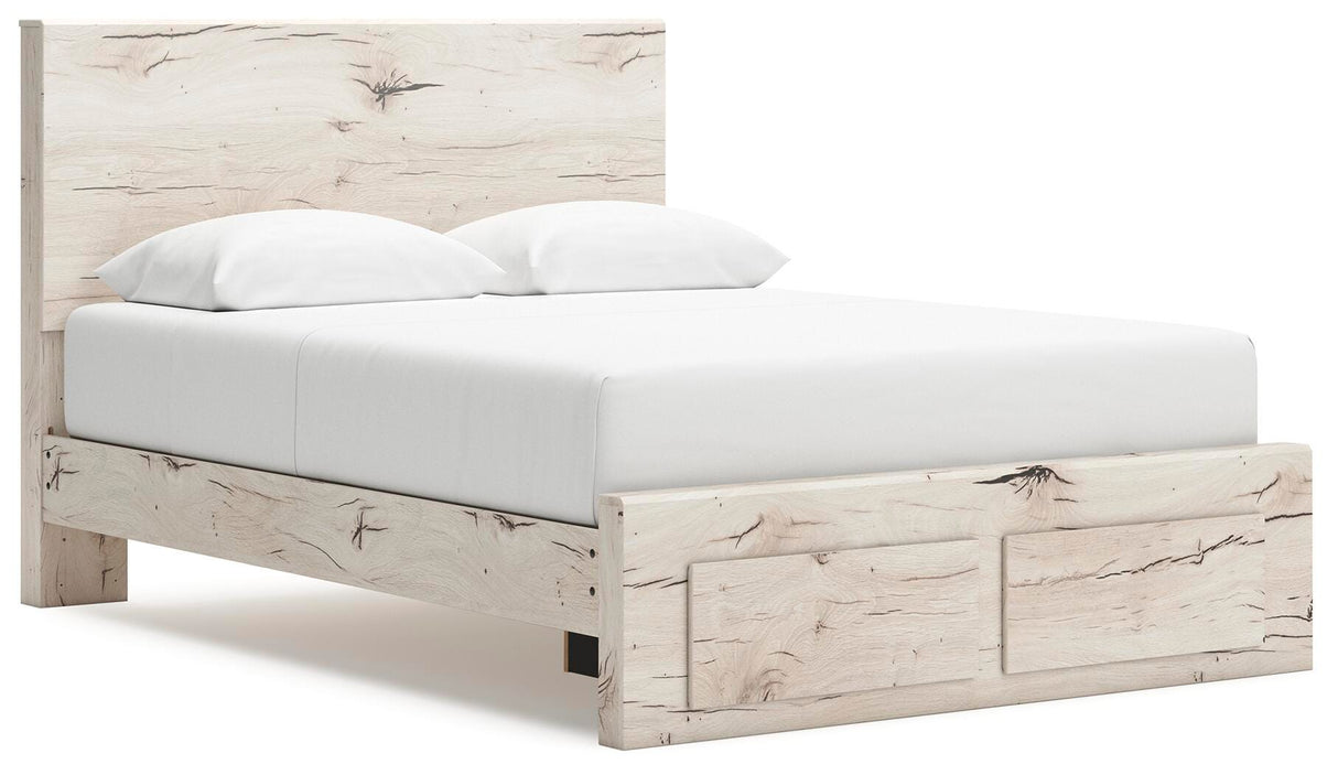 Lawroy Queen Storage Bed, Dresser, Mirror, Nightstand - B2310B41